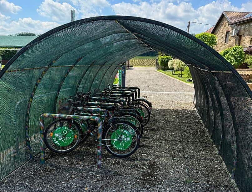 Iznajmljivanje bicikala u kampu Sosul na EuroVelo 6 ruti